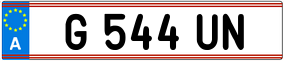 Truck License Plate